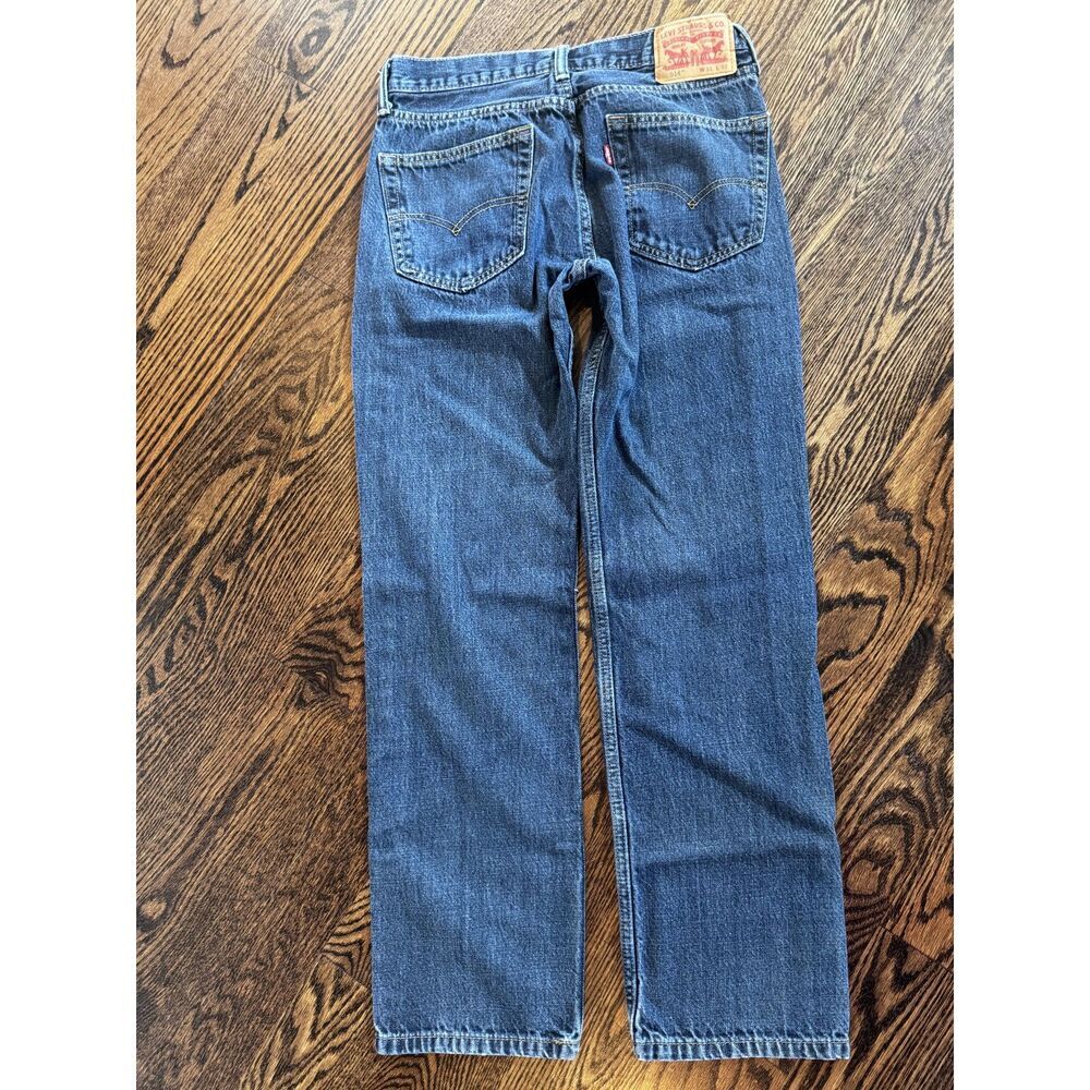 Levi's 514 Men's Jeans 31x32 Straight Fit Medium Wash Blue Denim - Picture 6 of 6